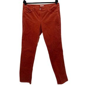 Eileen Fisher Orange Corduroy Pants • Size 14